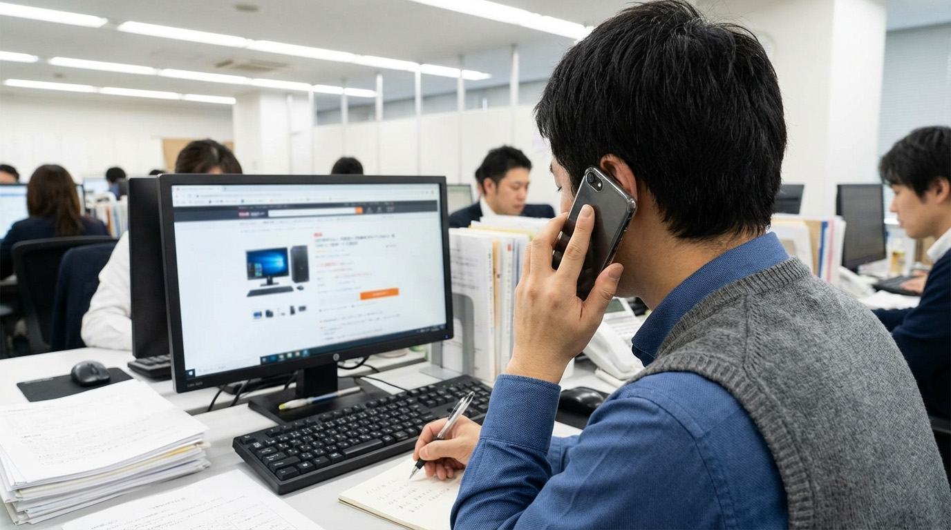 調達：確認・発注のイメージ